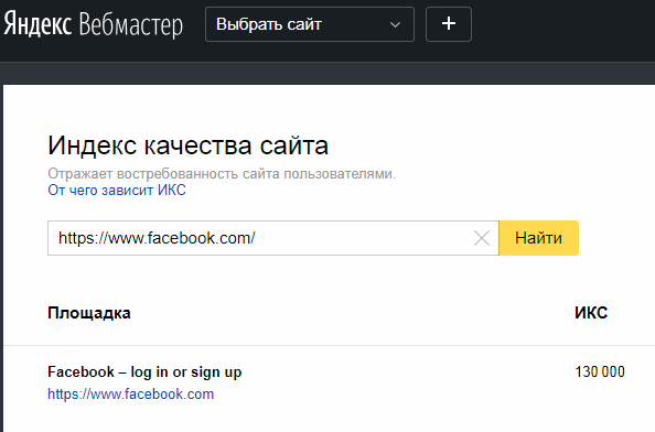 ИКС Facebook
